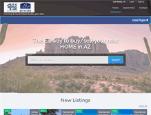 Tablet Screenshot of ezazhomes.com